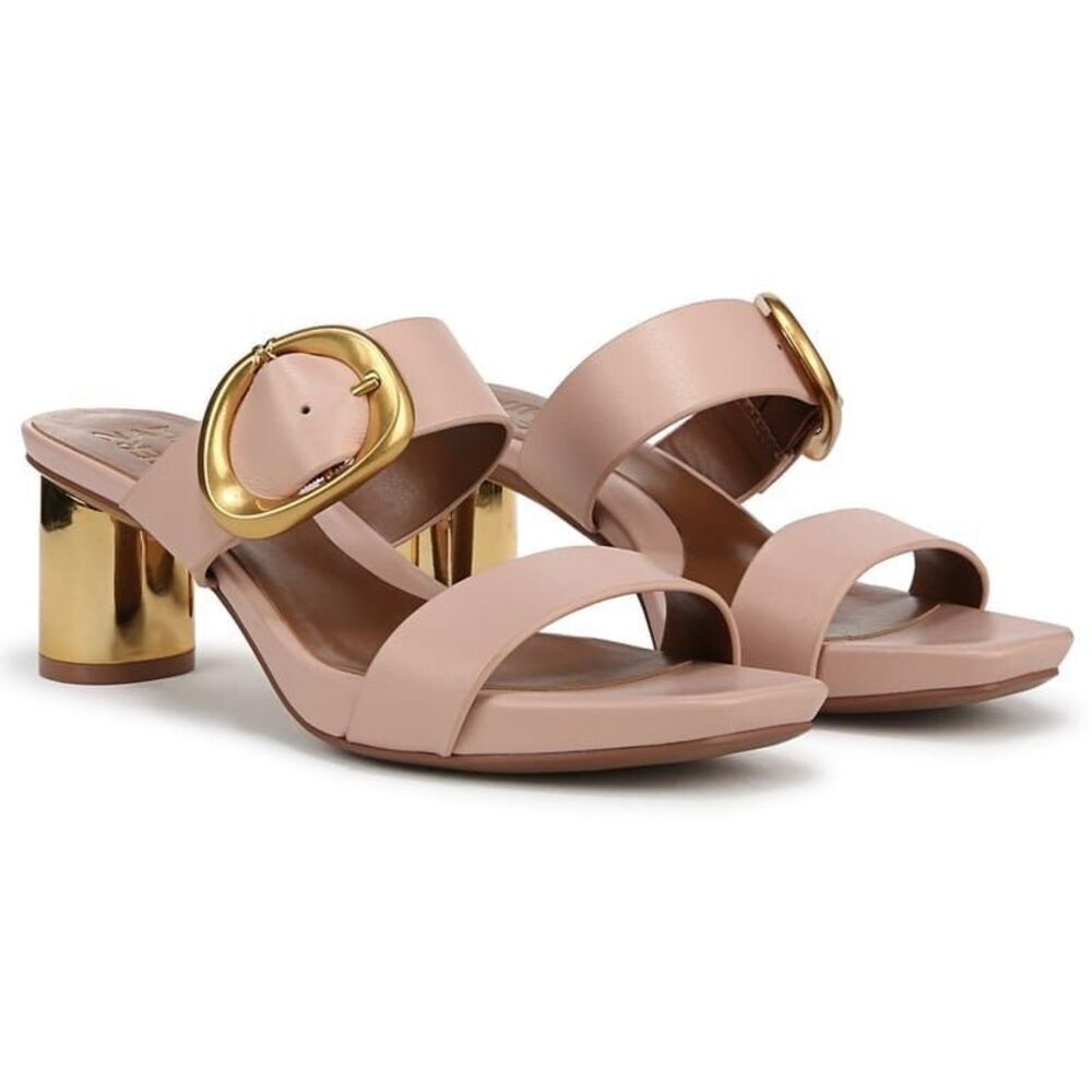 Naturalizer 2.25” Ida Dress Heeled Sandals Pink Blush Cameo 9